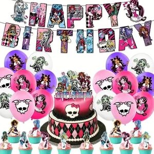 🫆Monster High party decor